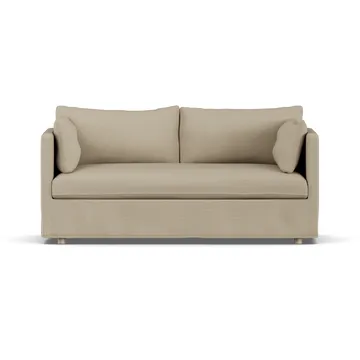 Linnevik divano - Same Sand 6672-rovere oliato bianco, 2 sedute, con gonna - 1898
