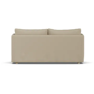 Linnevik divano - Same Sand 6672-rovere oliato bianco, 2 sedute, con gonna - 1898