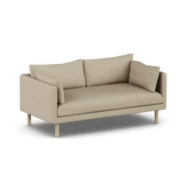 Linnevik divano - Same Sand 6672-rovere oliato bianco, 2 sedute, senza gonna - 1898