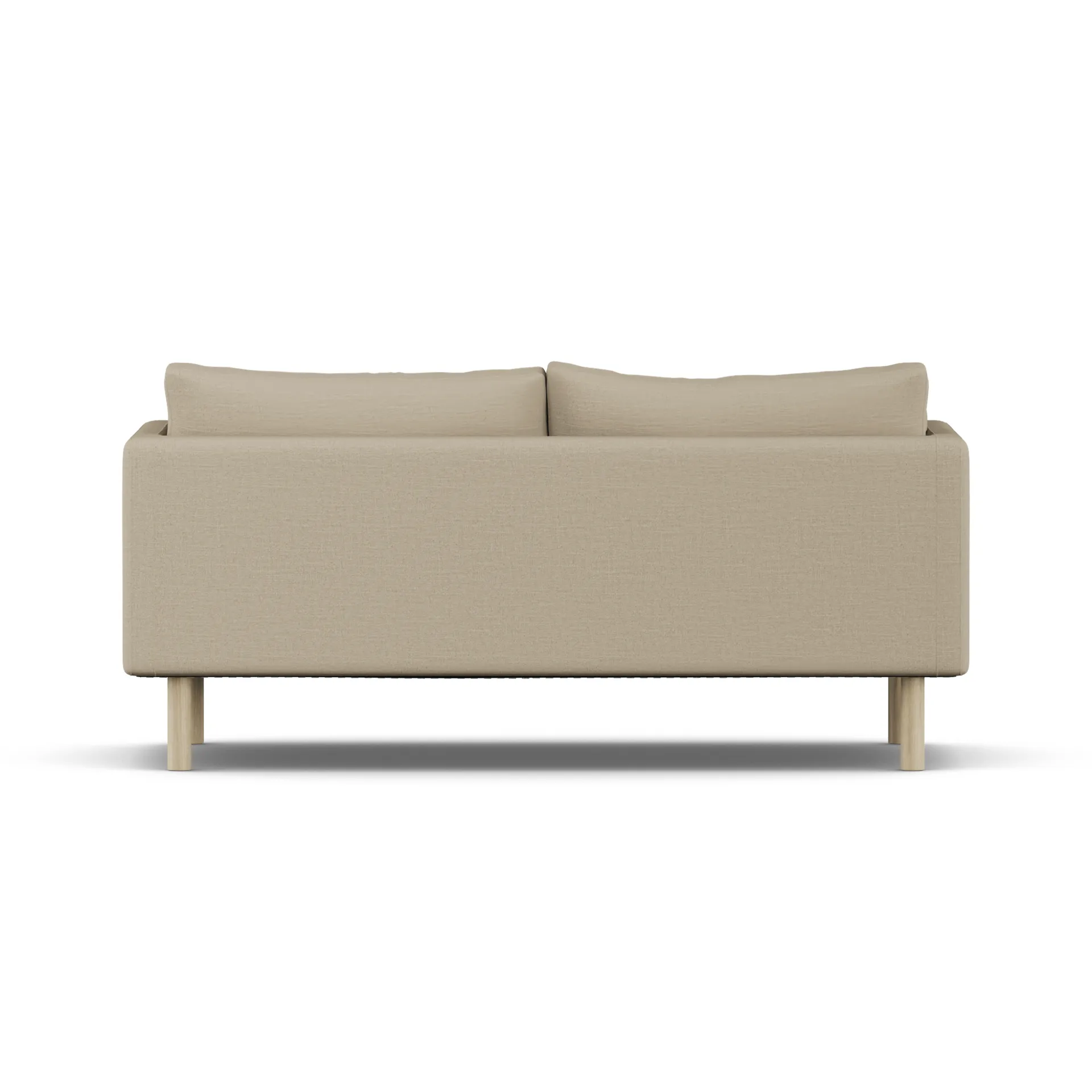 Linnevik divano, Same Sand 6672-rovere oliato bianco, 2 sedute, senza gonna 1898