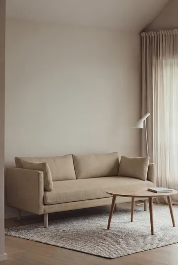 Linnevik divano - Same Sand 6672-rovere oliato bianco, 2 sedute, senza gonna - 1898