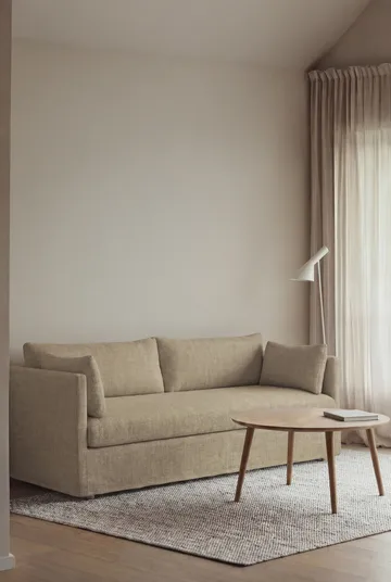 Linnevik divano - Same Sand 6672-rovere oliato bianco, 3 sedute, con gonna - 1898