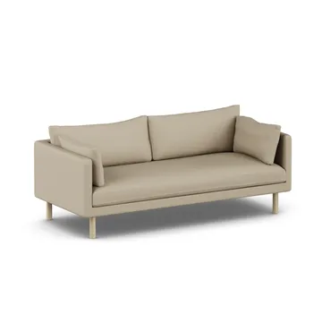 Linnevik divano - Same Sand 6672-rovere oliato bianco, 3 sedute, senza gonna - 1898