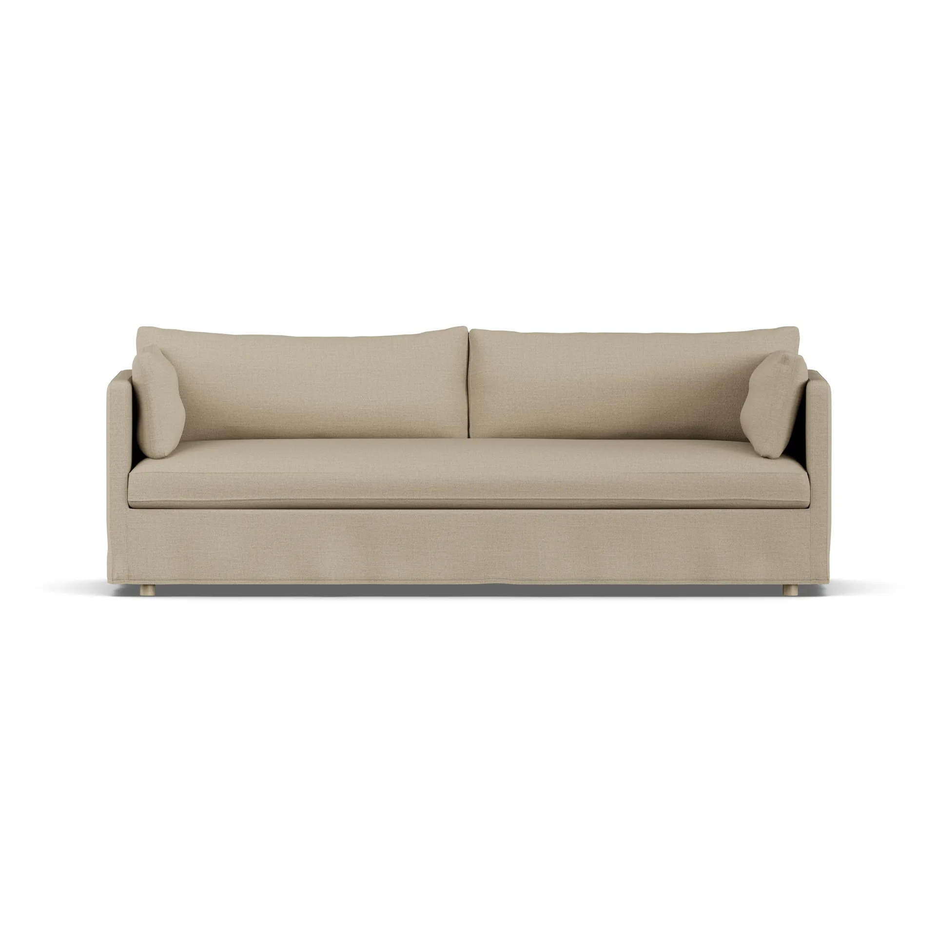 Linnevik divano, Same Sand 6672-rovere oliato bianco, 4 sedute, con gonna 1898