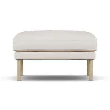 Linnevik pouf - Caleido Beige 9600-rovere oliato bianco, senza gonna - 1898