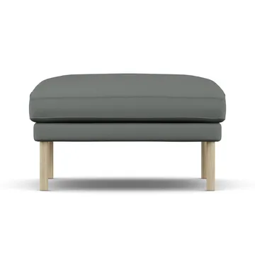 Linnevik pouf - Caleido Grey 1240-rovere oliato bianco, senza gonna - 1898