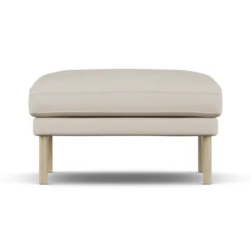 Linnevik pouf - Jump Beige 1956-rovere oliato bianco, senza gonna - 1898