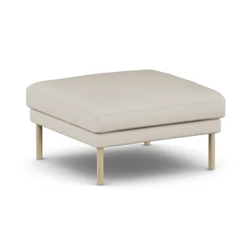 Linnevik pouf - Jump Beige 1956-rovere oliato bianco, senza gonna - 1898