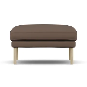 Linnevik pouf - Jump Brown 1955-rovere oliato bianco, senza gonna - 1898