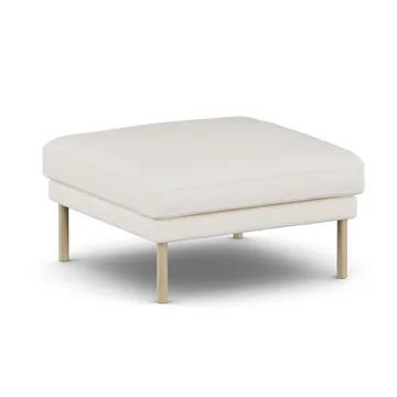 Linnevik pouf - Jump Off White 1954-rovere oliato bianco, senza gonna - 1898