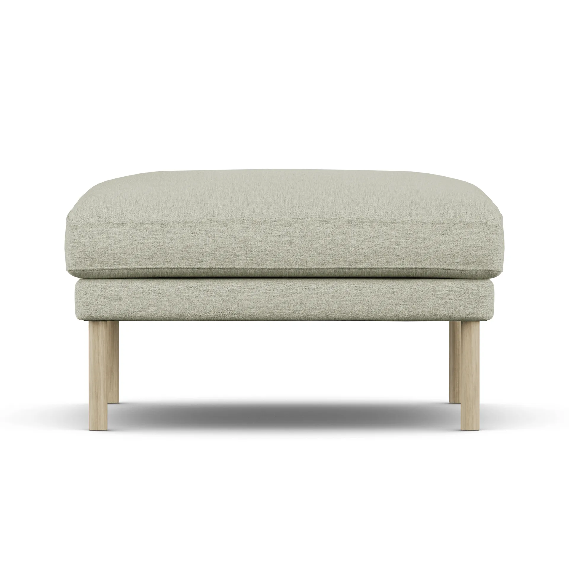 Linnevik pouf, Luiza Beige 3981-rovere oliato bianco, senza gonna 1898