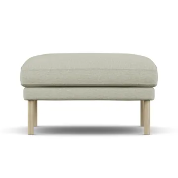 Linnevik pouf - Luiza Beige 3981-rovere oliato bianco, senza gonna - 1898