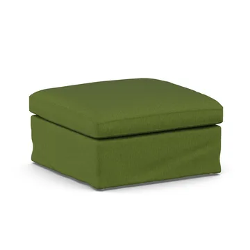 Linnevik pouf - Luiza Green 3975-rovere oliato bianco, con gonna - 1898