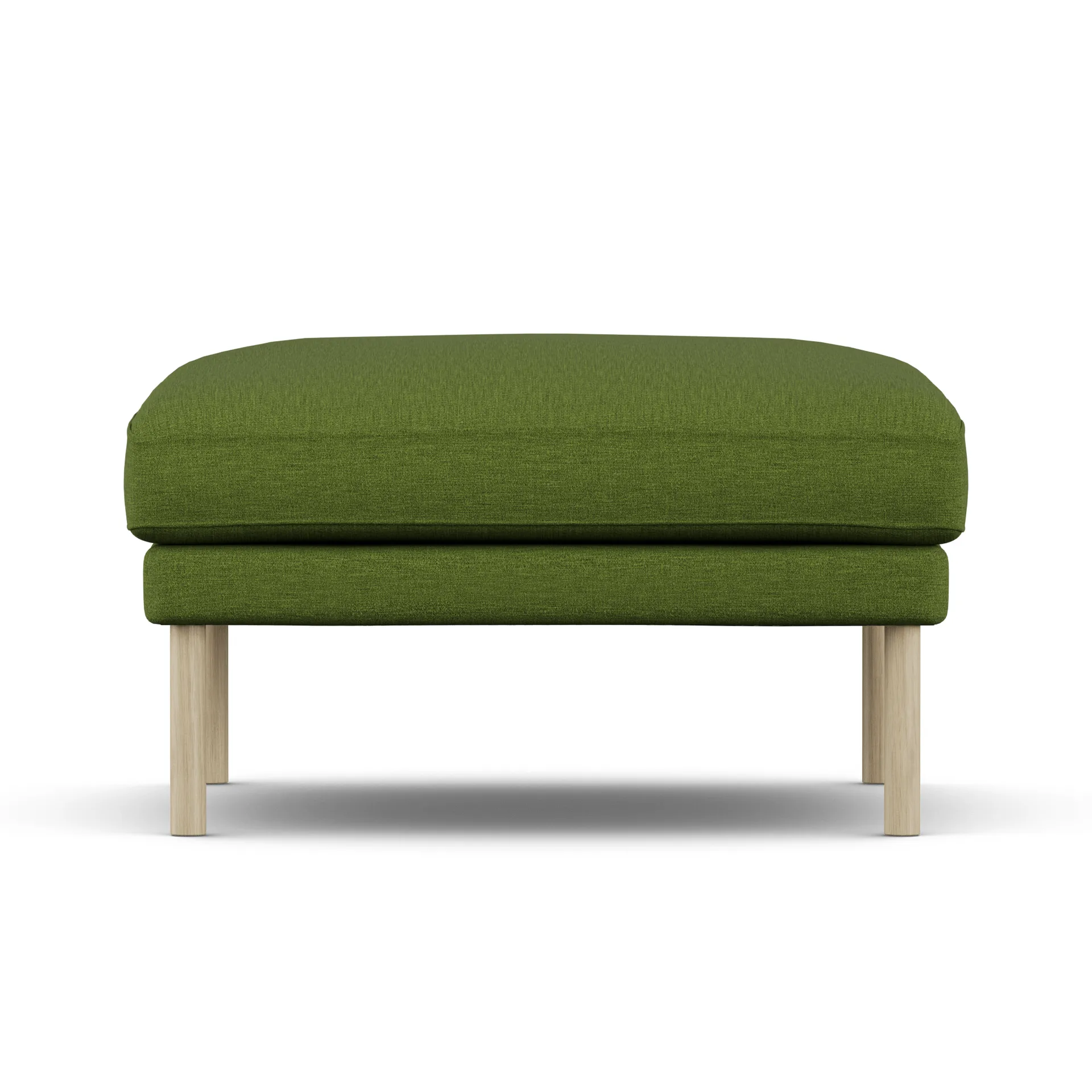 Linnevik pouf, Luiza Green 3975-rovere oliato bianco, senza gonna 1898