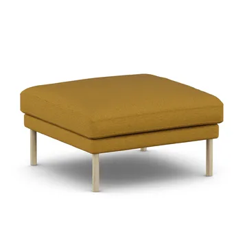 Linnevik pouf - Luiza Mustard 3972-rovere oliato bianco, senza gonna - 1898