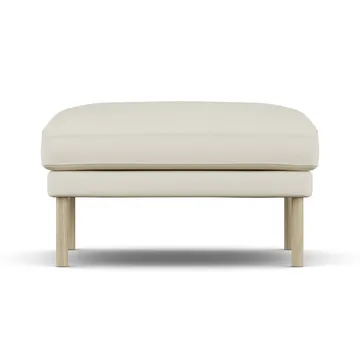 Linnevik pouf - Oslo Nature 1540-rovere oliato bianco, senza gonna - 1898