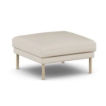 Linnevik pouf - Same Beige 6670-rovere oliato bianco, senza gonna - 1898