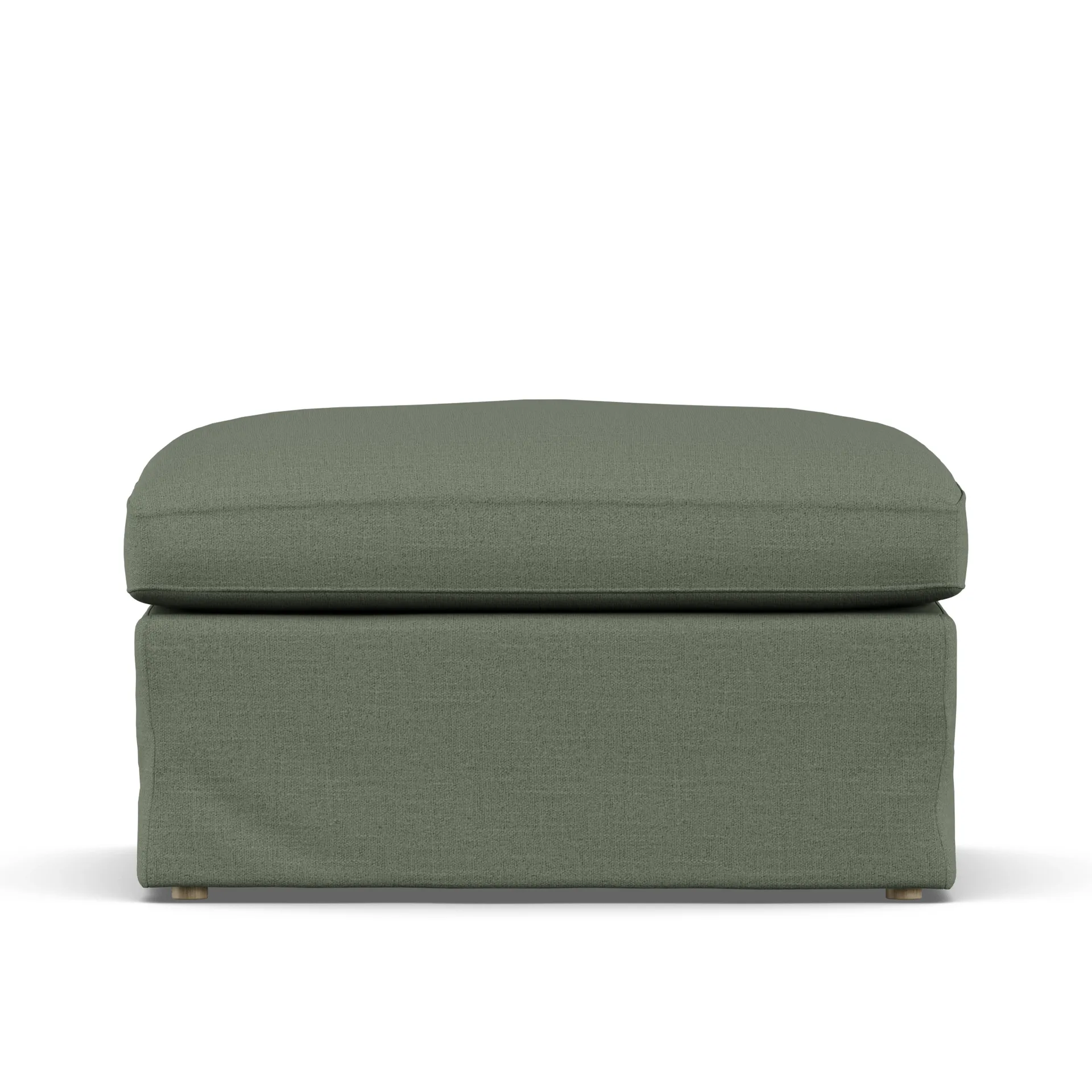 Linnevik pouf, Same Forest 6677-rovere oliato bianco, con gonna 1898