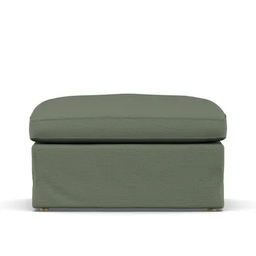 Linnevik pouf - Same Forest 6677-rovere oliato bianco, con gonna - 1898