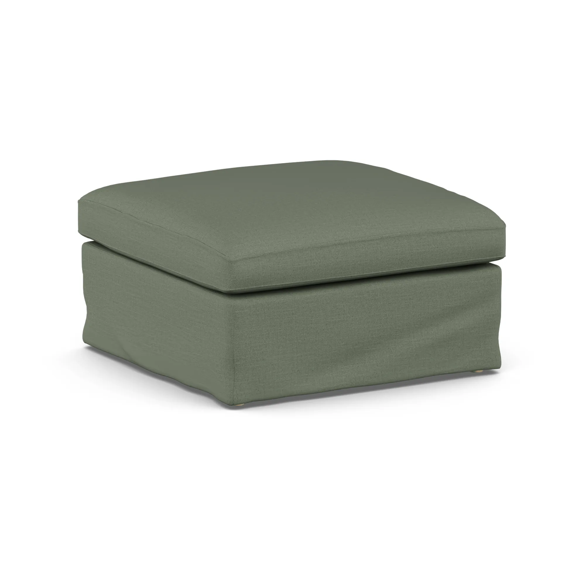 Linnevik pouf, Same Forest 6677-rovere oliato bianco, con gonna 1898