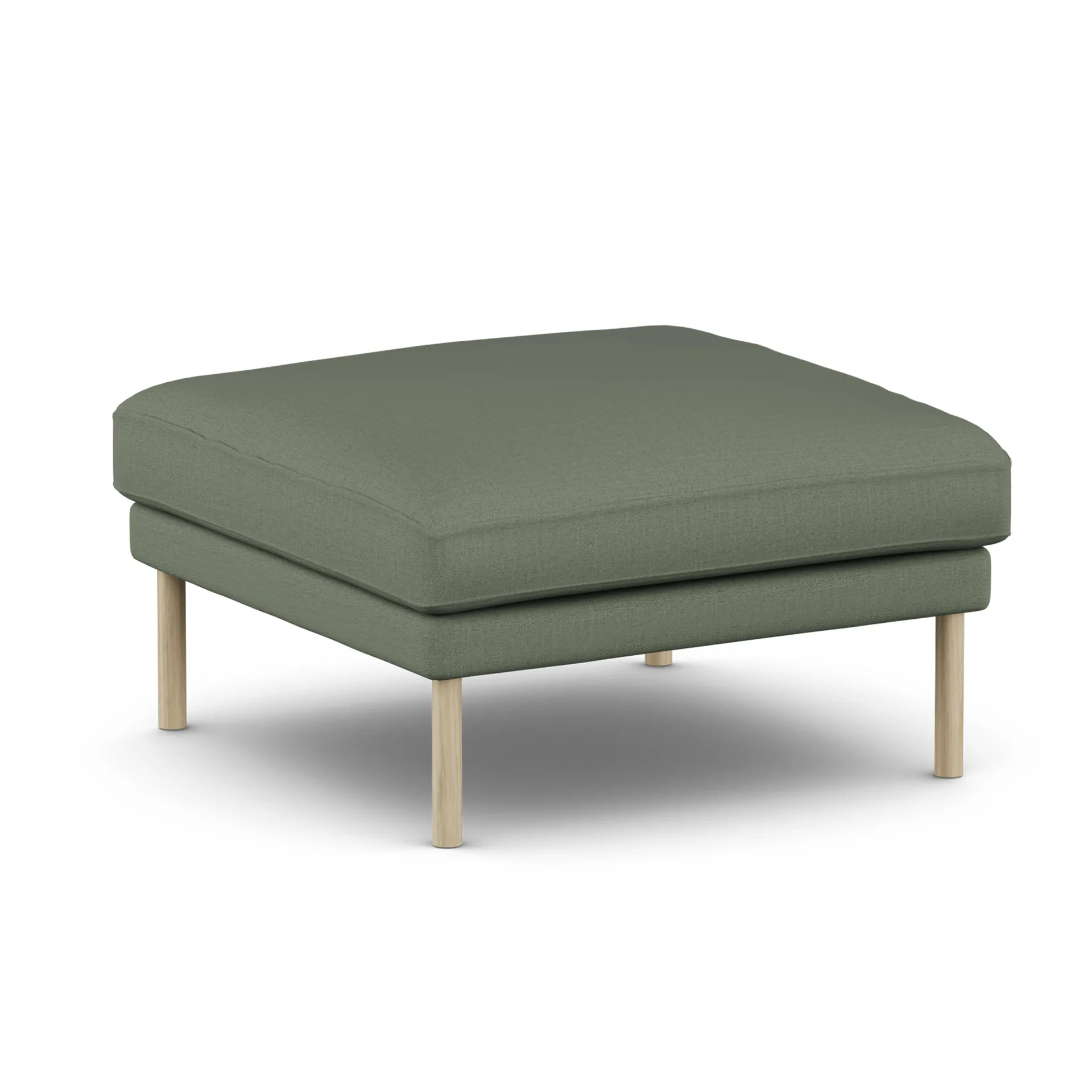 Linnevik pouf, Same Forest 6677-rovere oliato bianco, senza gonna 1898