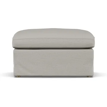 Linnevik pouf - Same Grey 6673-rovere oliato bianco, con gonna - 1898