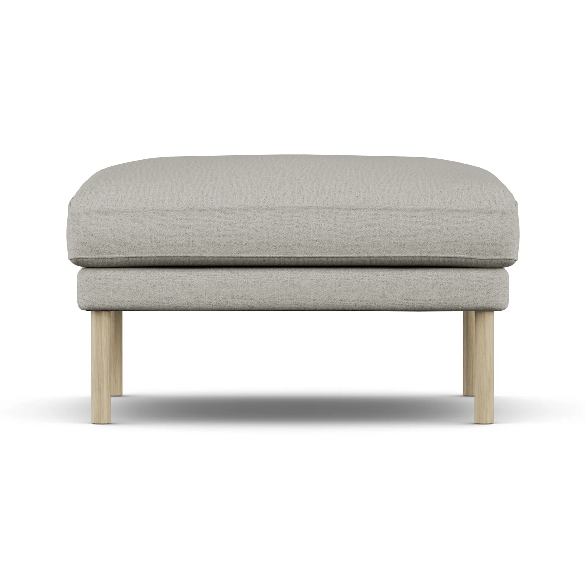 Linnevik pouf, Same Grey 6673-rovere oliato bianco, senza gonna 1898
