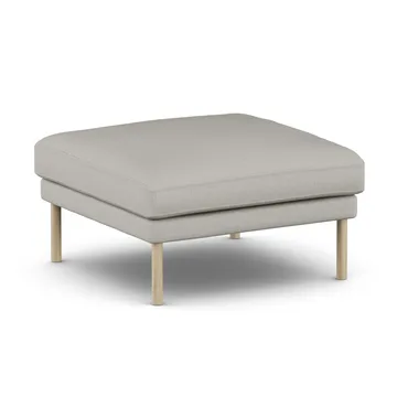Linnevik pouf - Same Grey 6673-rovere oliato bianco, senza gonna - 1898