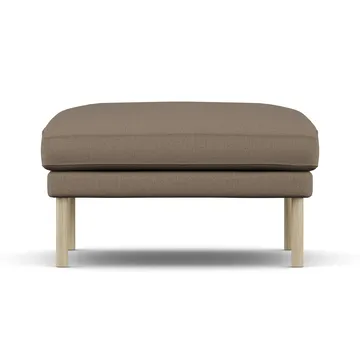 Linnevik pouf - Same Mole 6674-rovere oliato bianco, senza gonna - 1898