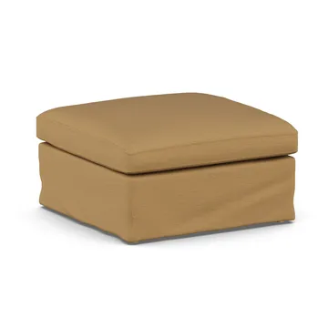 Linnevik pouf - Same Ochre 6676-rovere oliato bianco, con gonna - 1898