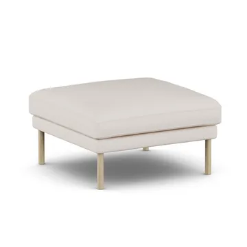 Linnevik pouf - Same Off White 6671-rovere oliato bianco, senza gonna - 1898