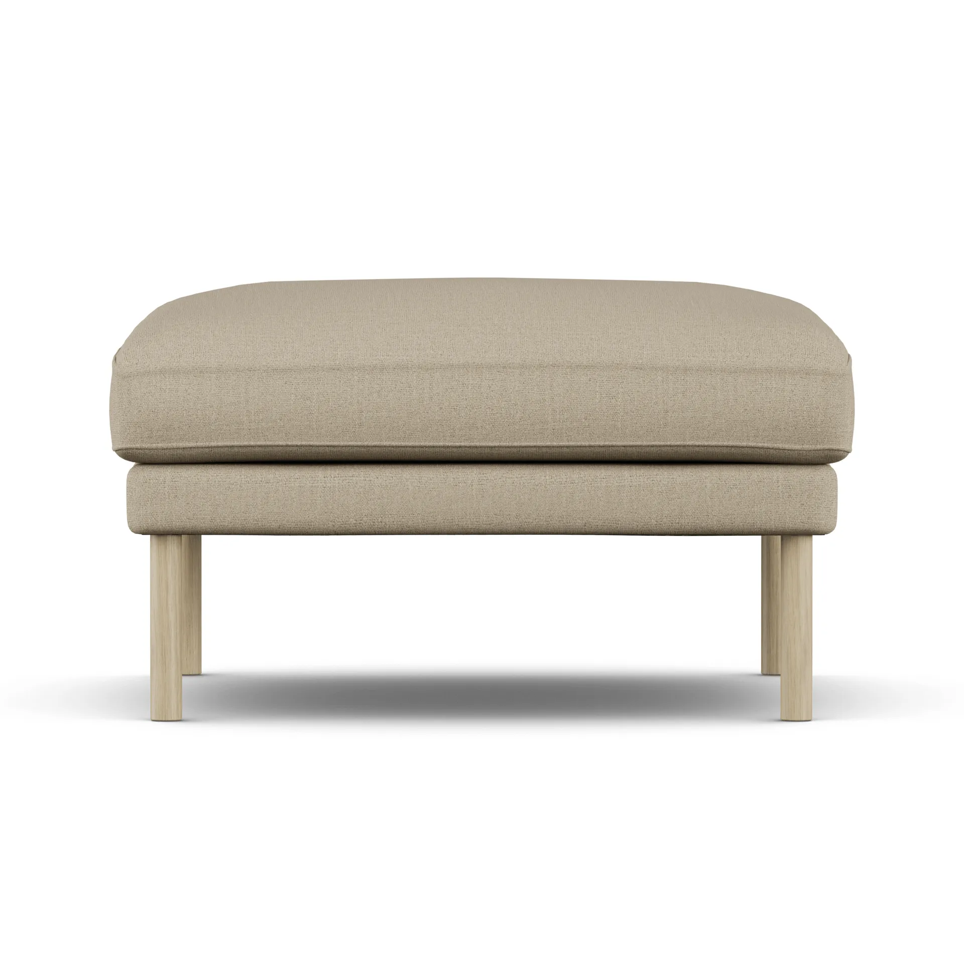 Linnevik pouf, Same Sand 6672-rovere oliato bianco, senza gonna 1898
