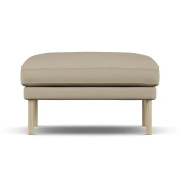 Linnevik pouf - Same Sand 6672-rovere oliato bianco, senza gonna - 1898