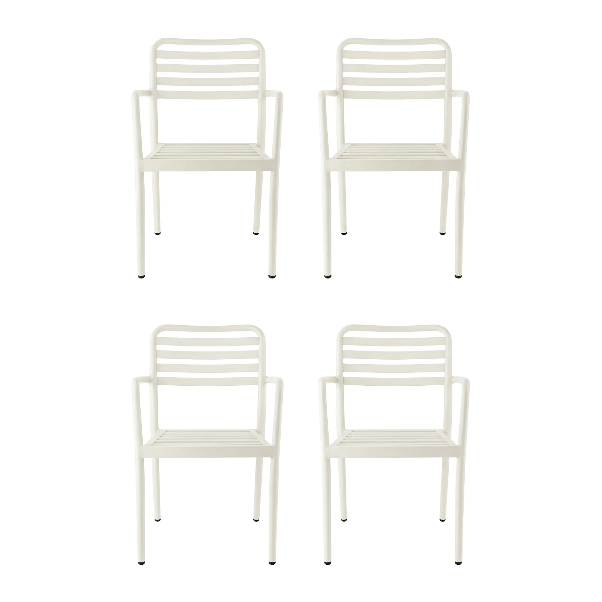 Messina poltroncina, Off white, set da 4 1898
