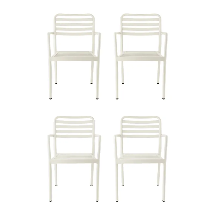 Messina poltroncina, Off white, set da 4 - 1898