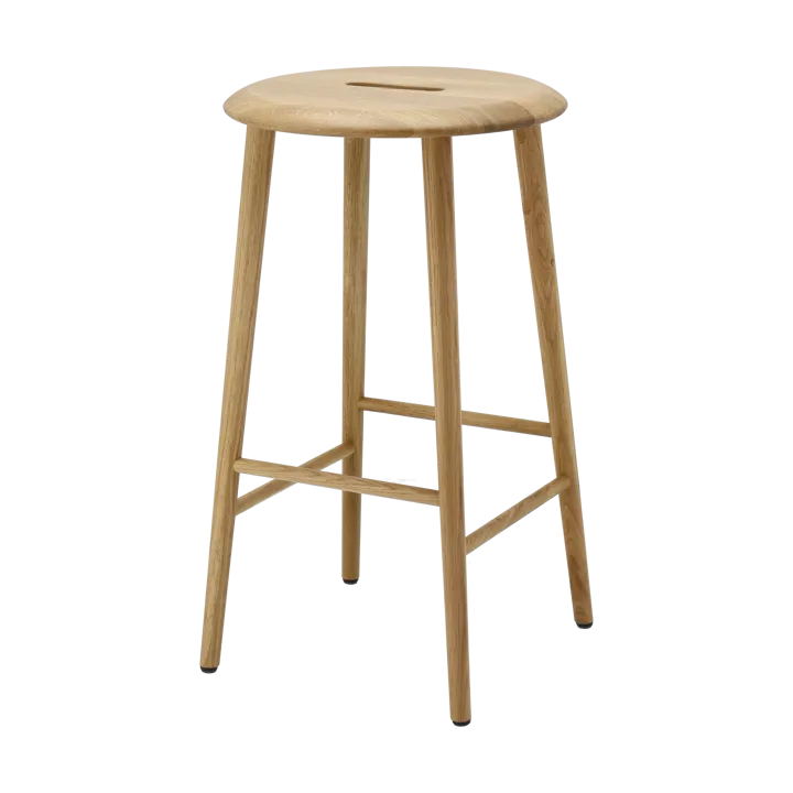 Norrabo sgabello da bar rotondo 65 cm - Rovere laccato naturale - 1898