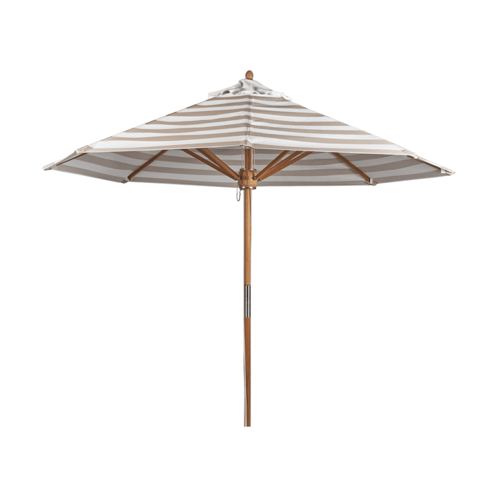 Parasole Hisshult Ø270 cm - Beige stripe-teak - 1898