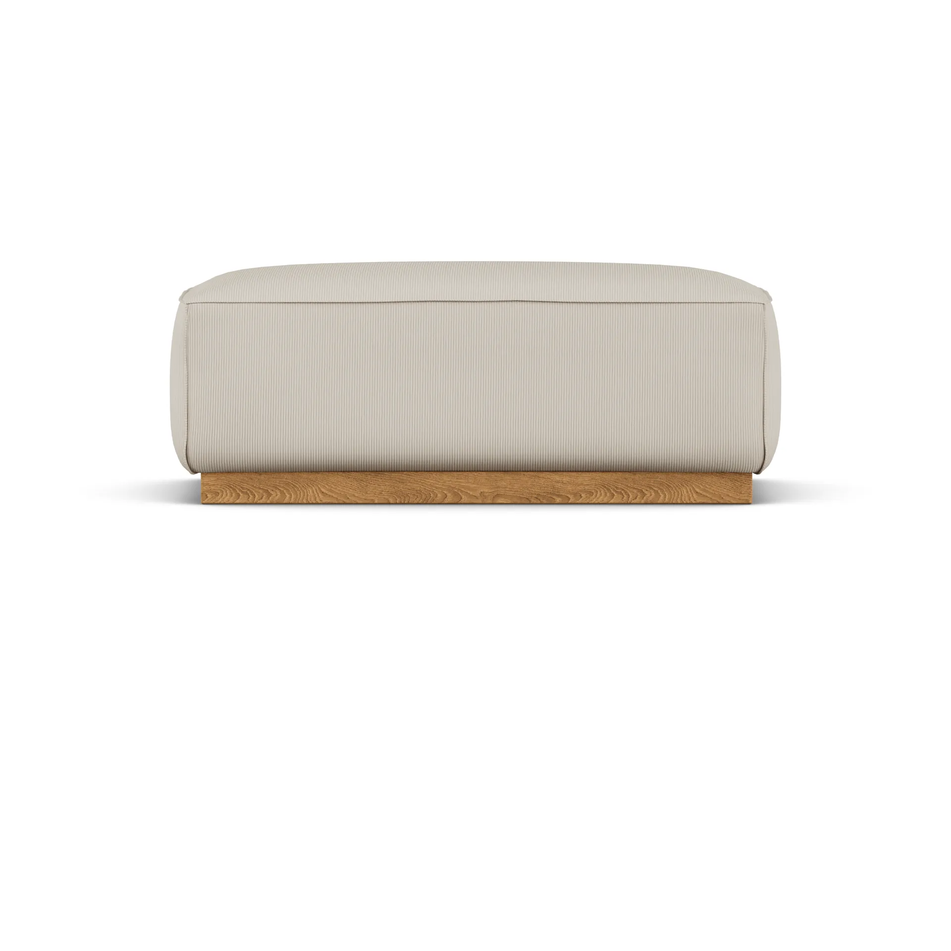 Poggiapiedi Bergsdal, Jump beige 1956-Frassino tinto rovere 1898