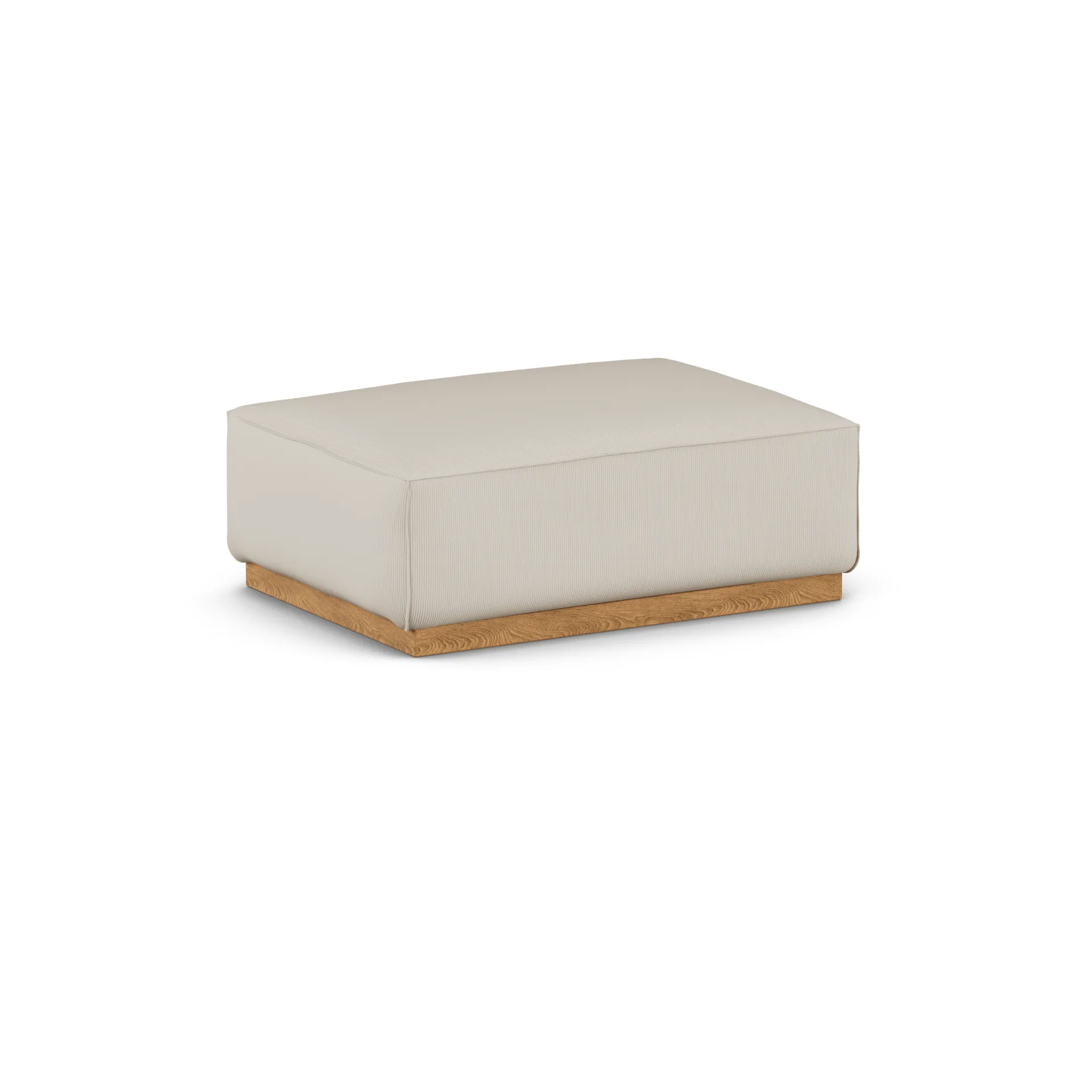 Poggiapiedi Bergsdal, Jump beige 1956-Frassino tinto rovere 1898