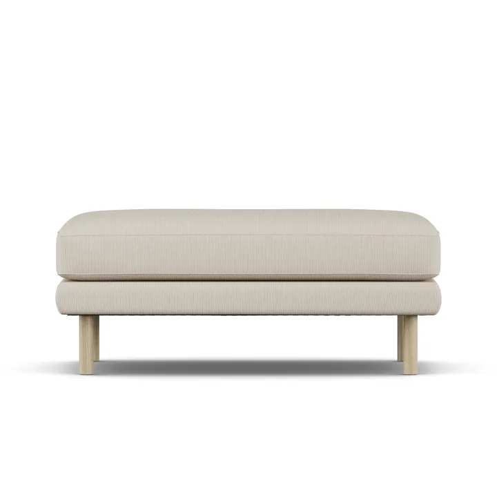 Poggiapiedi Bredhult - Jump Beige 1956-rovere oliato bianco - 1898