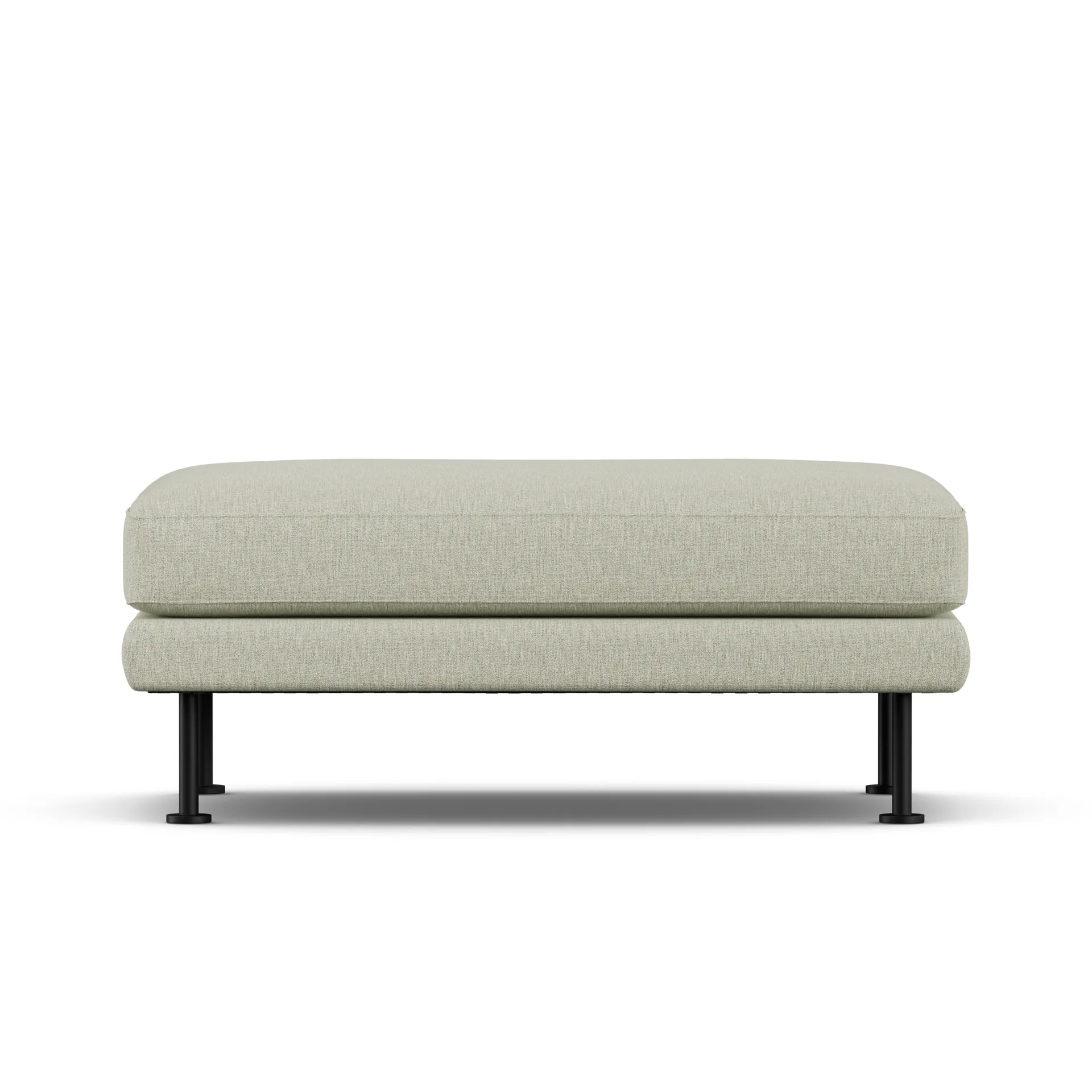 Poggiapiedi Bredhult, Luiza Beige 3981-acciaio nero 1898