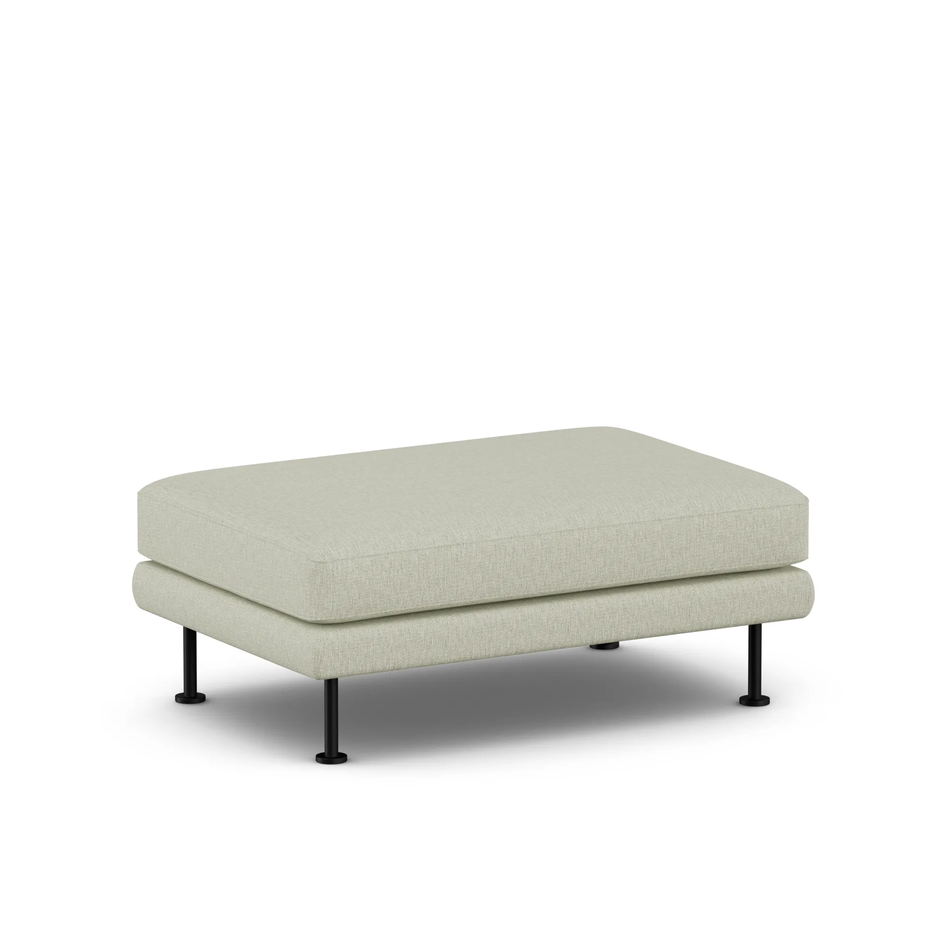 Poggiapiedi Bredhult, Luiza Beige 3981-acciaio nero 1898