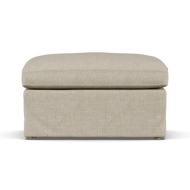 Poggiapiedi Linnevik - Bern Beige 0341-rovere oliato bianco, con gonna - 1898