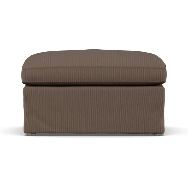 Poggiapiedi Linnevik - Jump Brown 1955-rovere oliato bianco, con gonna - 1898