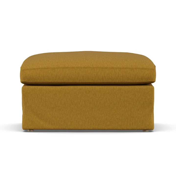 Poggiapiedi Linnevik - Luiza Mustard 3972-rovere oliato bianco, con gonna - 1898