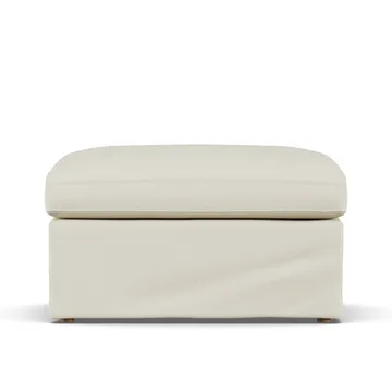 Poggiapiedi Linnevik - Oslo Nature 1540-rovere oliato bianco, con gonna - 1898