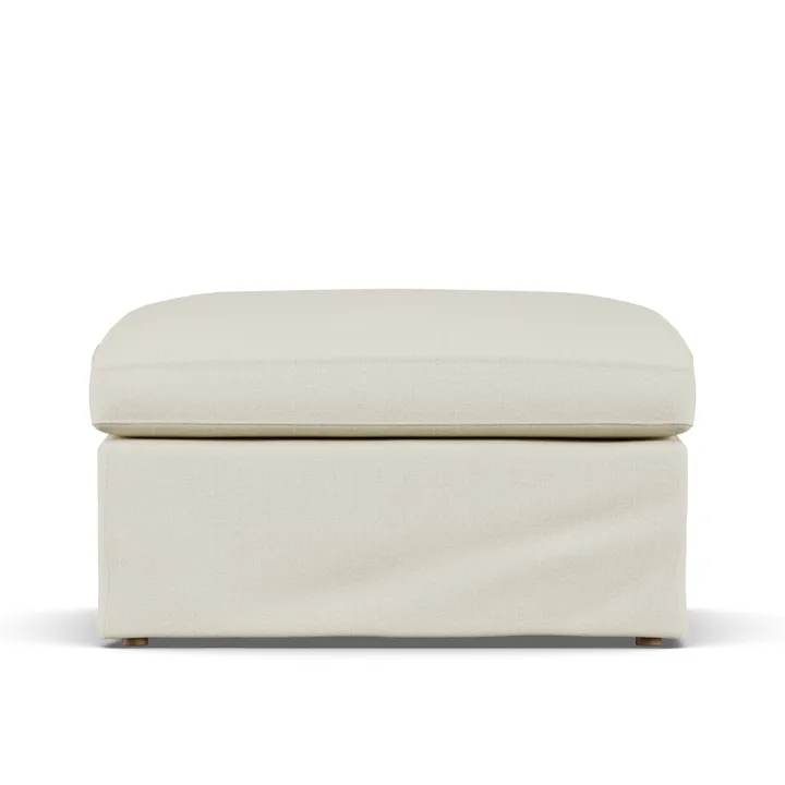 Poggiapiedi Linnevik - Oslo Nature 1540-rovere oliato bianco, con gonna - 1898