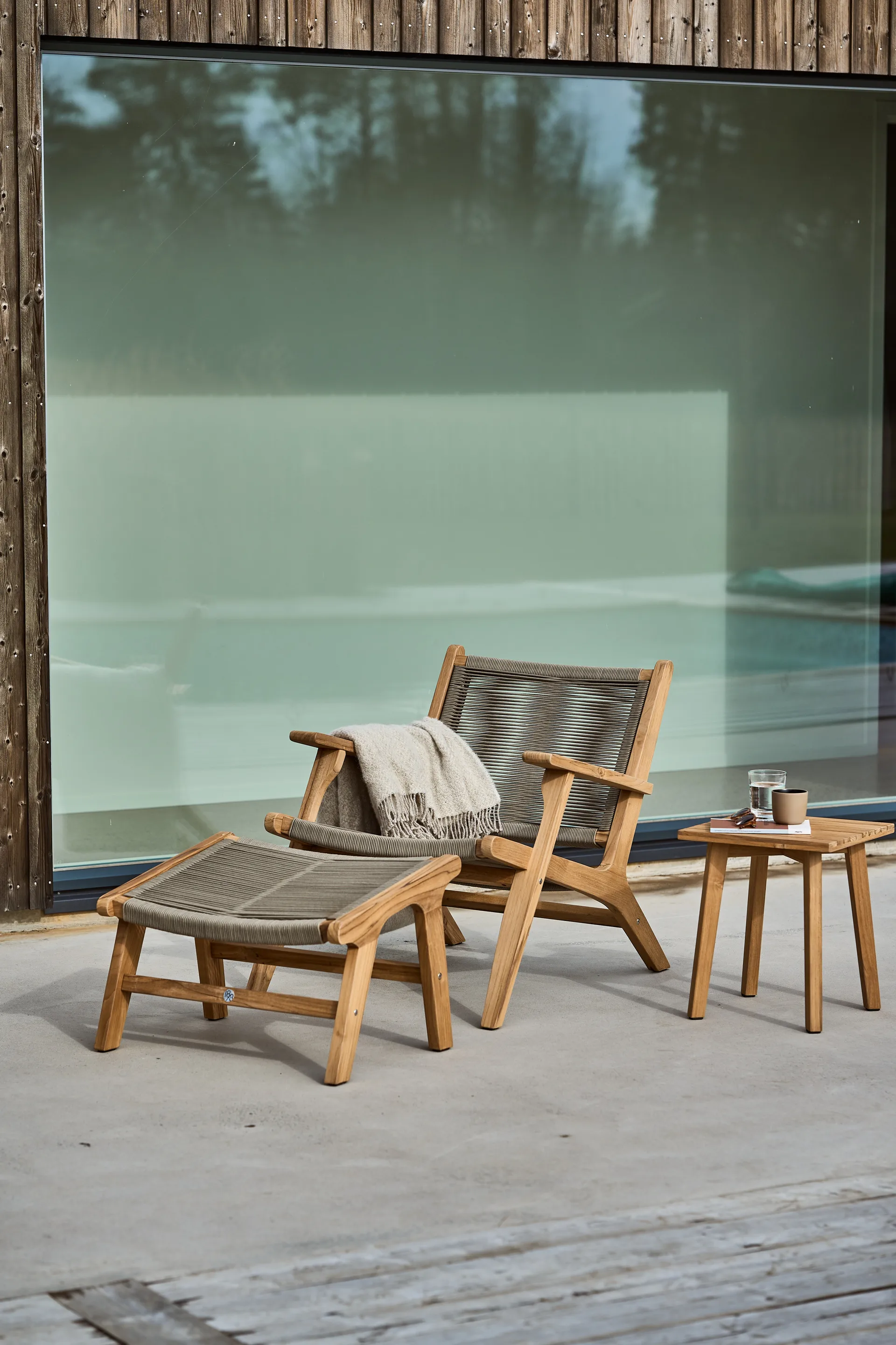 Poggiapiedi Sandvik, Teak 1898