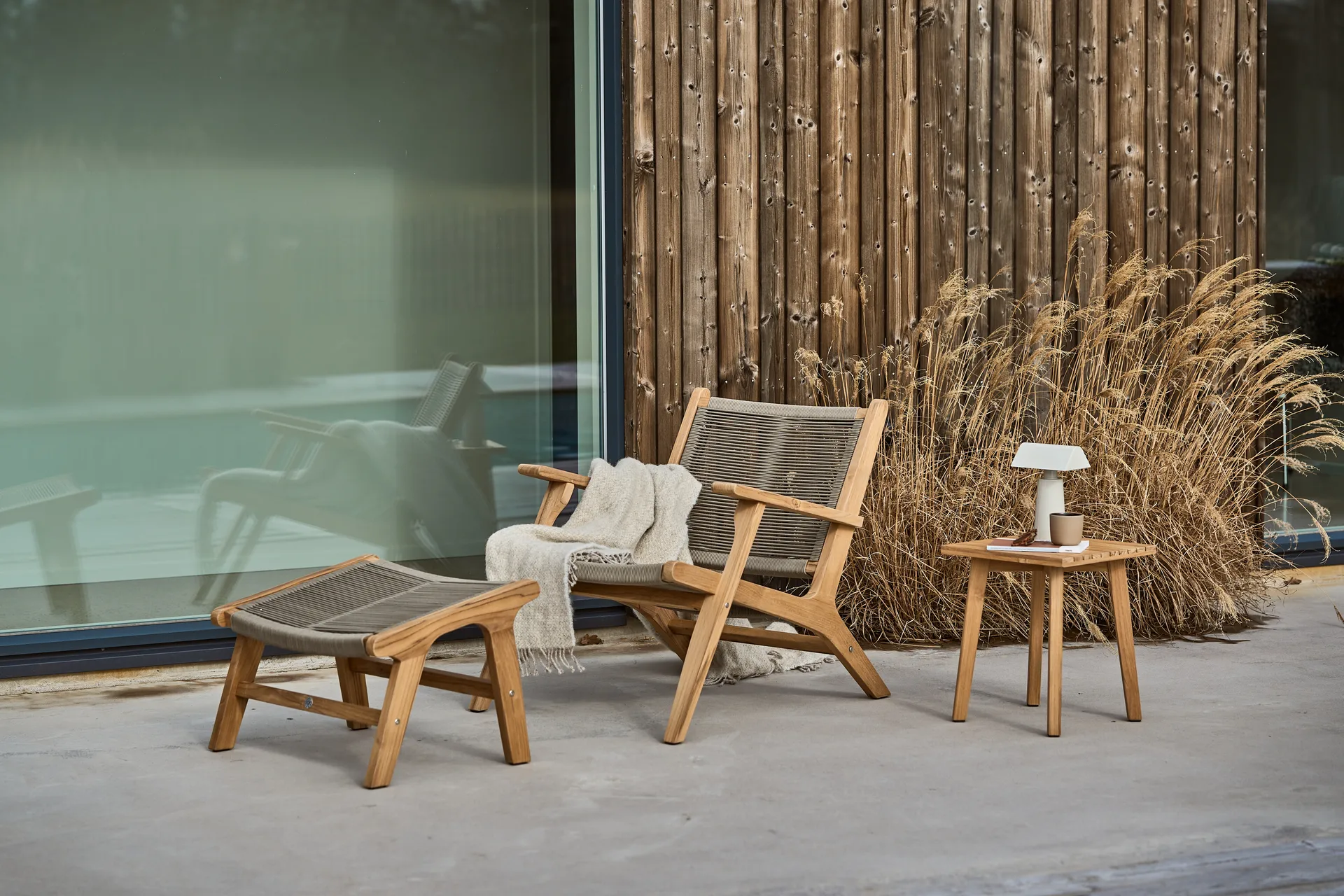 Poggiapiedi Sandvik, Teak 1898