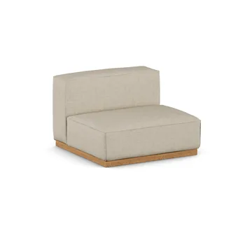 Poltrona Bergsdal 1,5 posti - Bern beige 0341-Frassino tinto rovere, 1,5 sedute - 1898